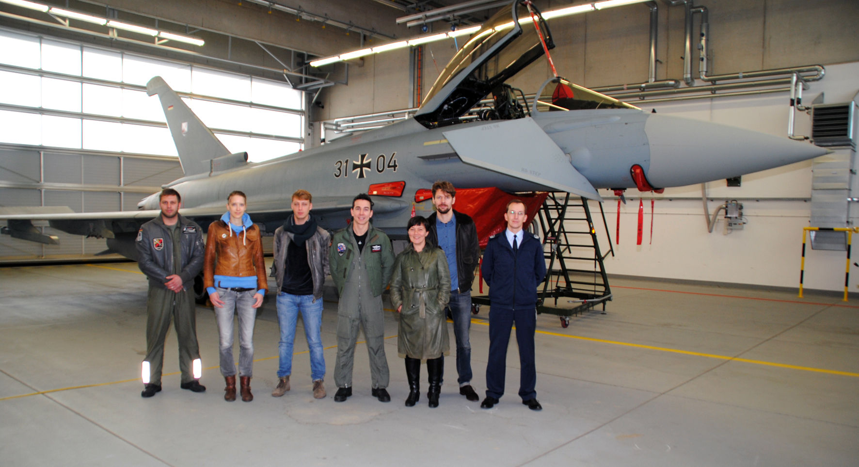 Schauspieler und Eurofighter